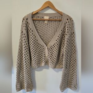 H&M Sandy Open-Knit Cardigan